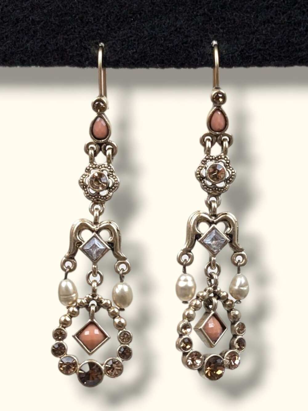 Vintage Liz Claiborne Victorian-Style Chandelier Earrings